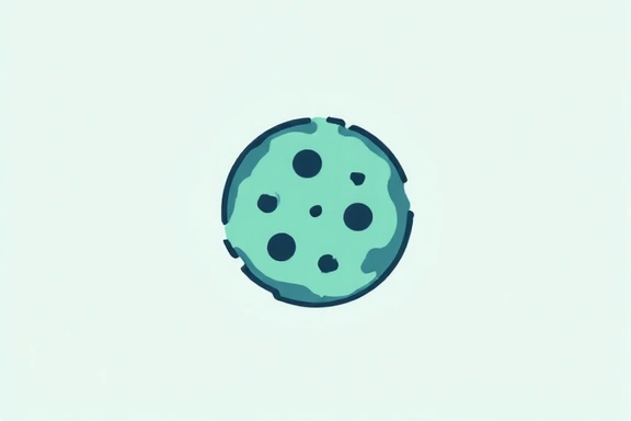 Ilustración de una cookie digital en un navegador web