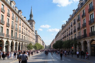 Imagen de la Calle Gran Vía, Madrid